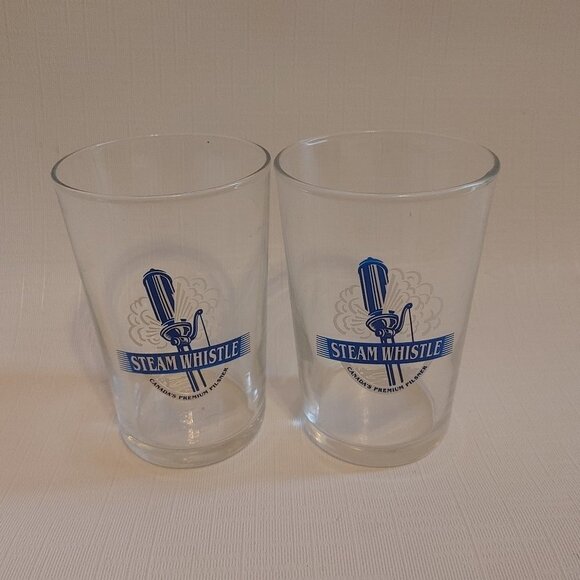 Steam Whistle Brewery Sample Glass Pair - Picture 1 of 2